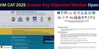 IIM CAT 2025 Answer Key Objection Window Open @iimcat.ac.in; Raise Objections till Dec 10